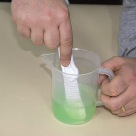guía de uso gel bicomponente: mezclar
